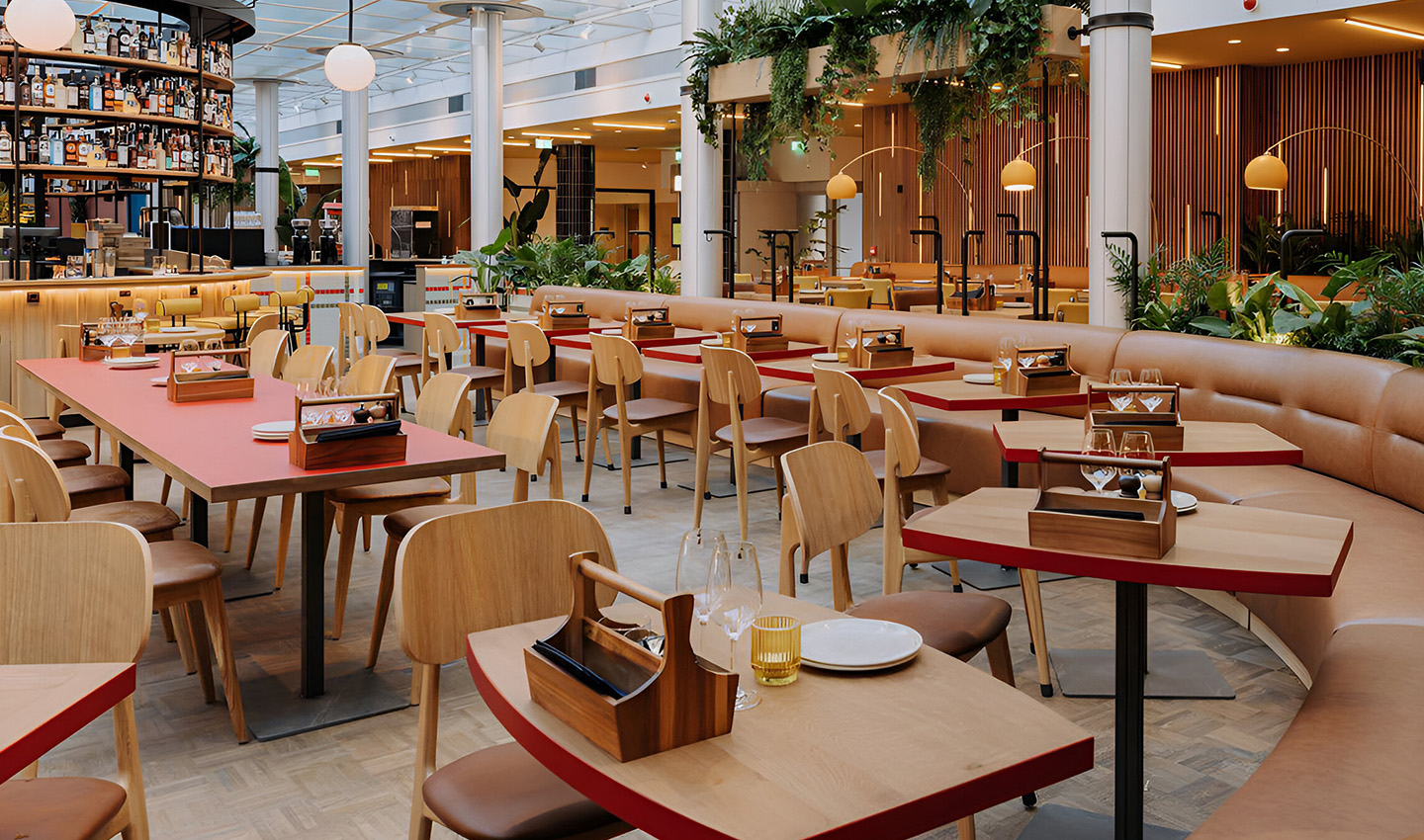 Silleria nodo en restaurante